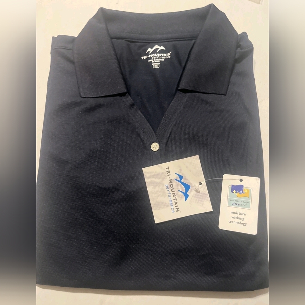 Womens XL 3XL Golf Shirt Blue Polo Tennis Plus Size Women Activewear Sports Top - Picture 7 of 8